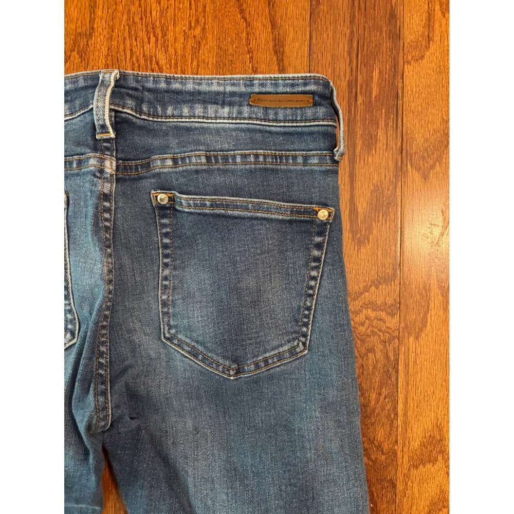 Pilcro and the Letterpress Parallel Straight Leg Jeans 32" Inseam Size 27 - Picture 11 of 12